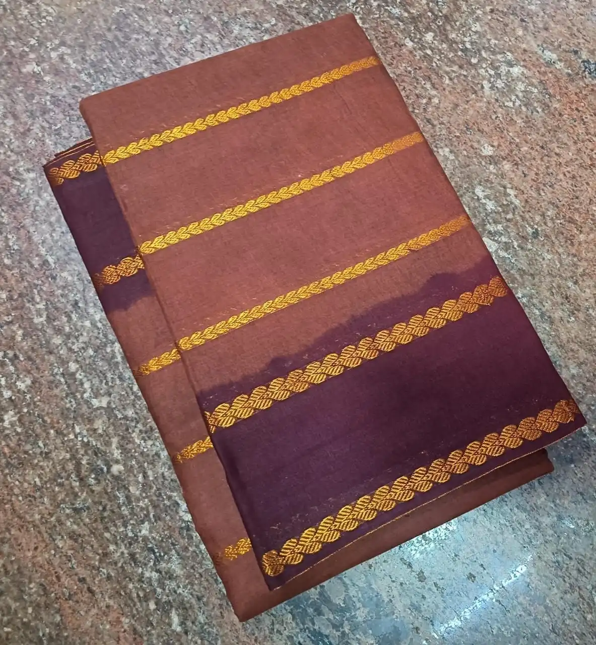 Sungudi Cotton Saree - Sky Blue